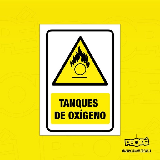Señal  Tanques De Oxigeno