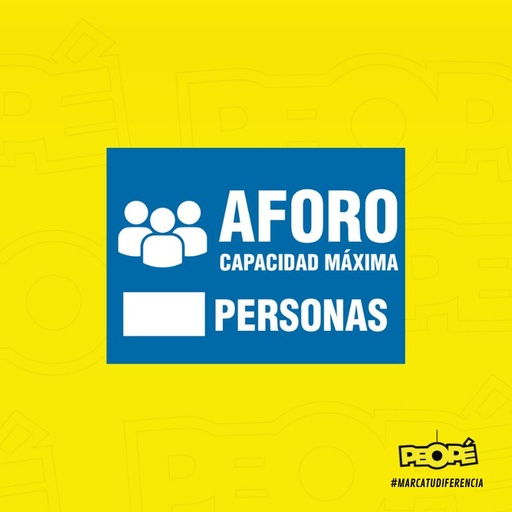 Señal Aforo Máximo