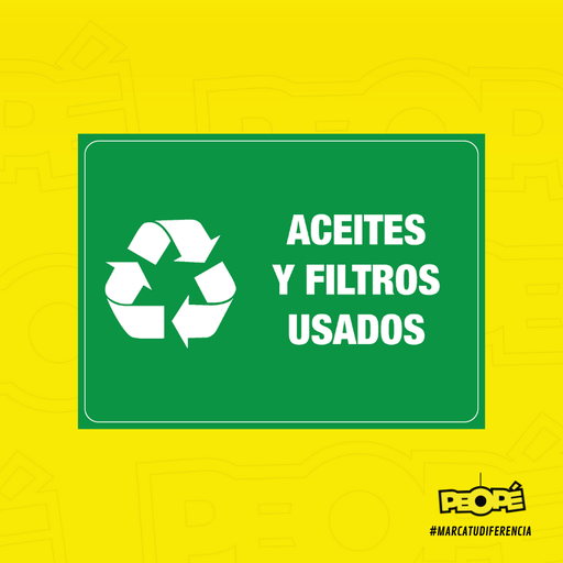 Señal Aceites Y Filtros Usados