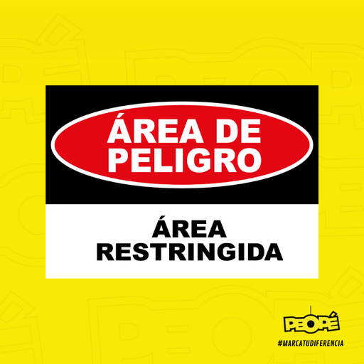 Señal De Area De Peligro