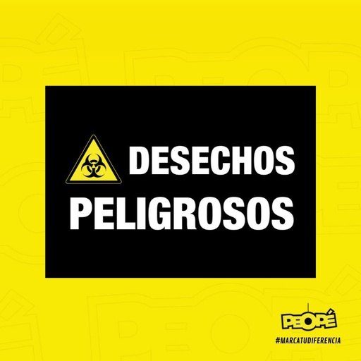 Señal De Desecho Peligrosos