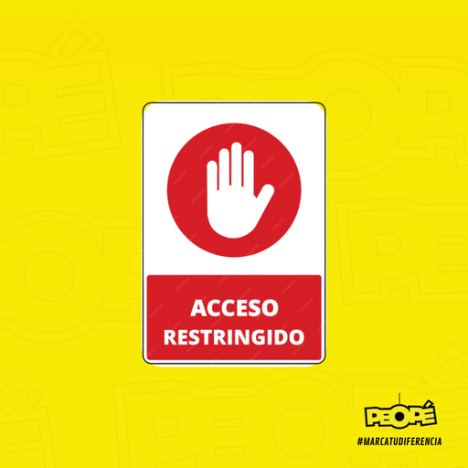 Señal Acceso Restringido